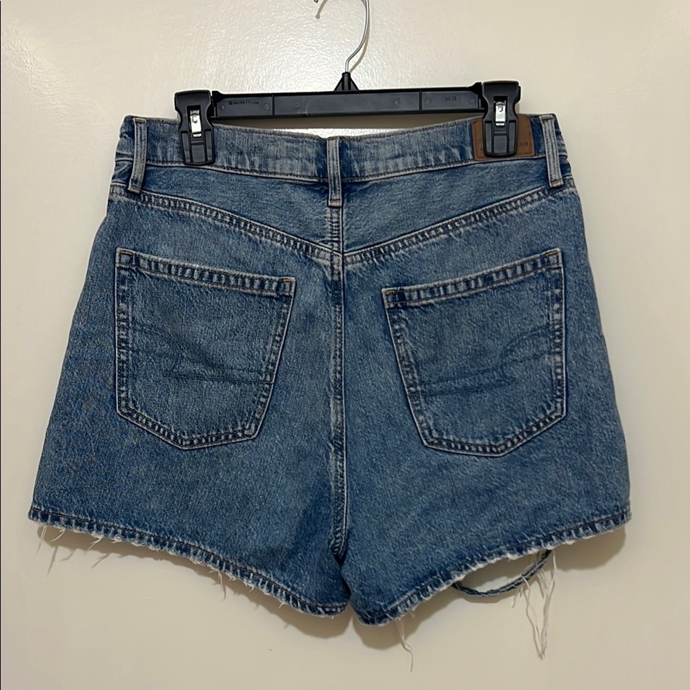 American Eagle Denim Shorts size 10 - Picture 2 of 4